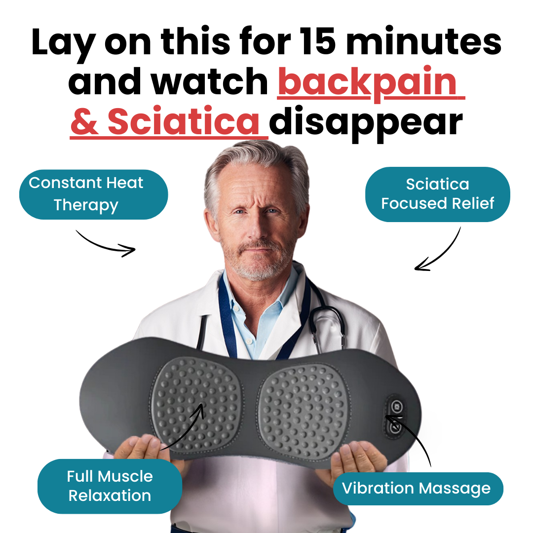 ComfortLife360 - 3 in 1 Back And Lumbar Back Pain Massager