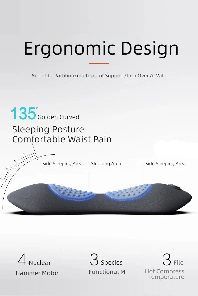 ComfortLife360 - 3 in 1 Back And Lumbar Back Pain Massager